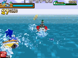 It's like a halfpipe on water