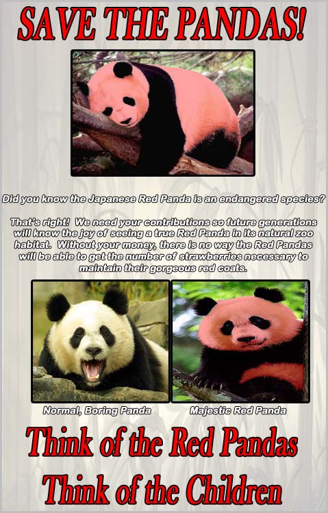 SAVE THE PANDAS